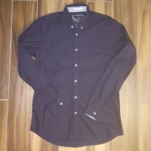 Zara Fancy Oxford Slim Fit Dress Shirt